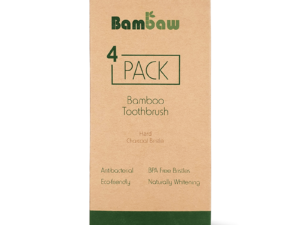 Bamboe tandenborstels 4- pack hard_1
